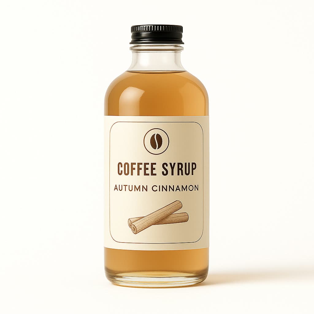가을 시나몬 시럽